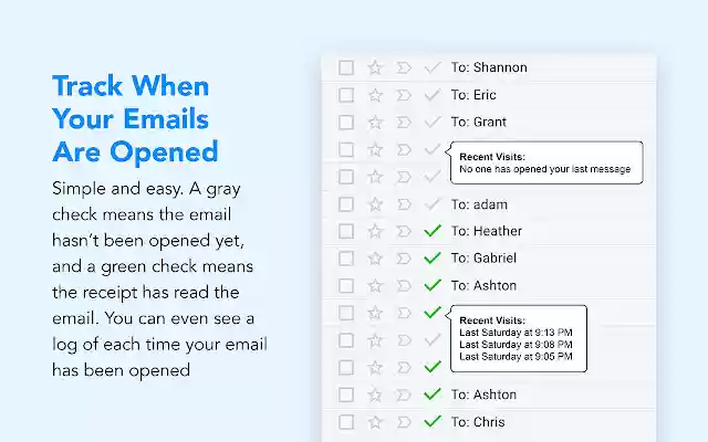 Email Tracking Tech  from Chrome web store to be run with OffiDocs Chromium online