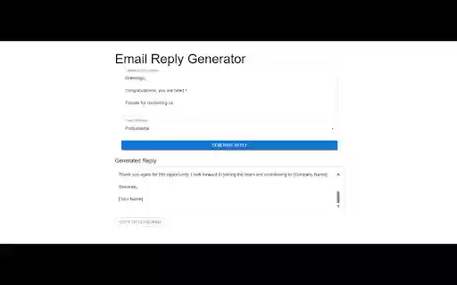 Email Writer Assistant Write Smarter, Reply Faster  from Chrome web store to be run with OffiDocs Chromium online