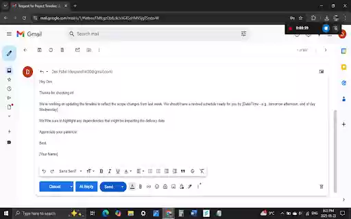 Email Writer Assitant  from Chrome web store to be run with OffiDocs Chromium online