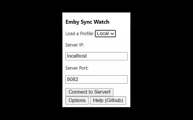 Emby Sync Watch  from Chrome web store to be run with OffiDocs Chromium online
