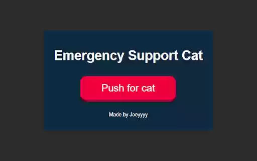 Emergency Support Cat  from Chrome web store to be run with OffiDocs Chromium online