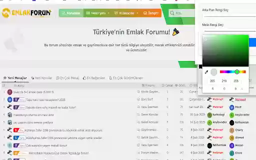 EmlakForumu  from Chrome web store to be run with OffiDocs Chromium online