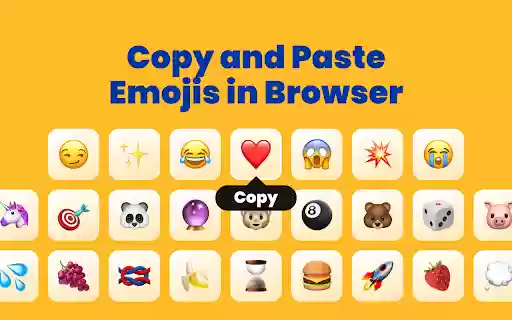 Emoji Copy Paster  from Chrome web store to be run with OffiDocs Chromium online