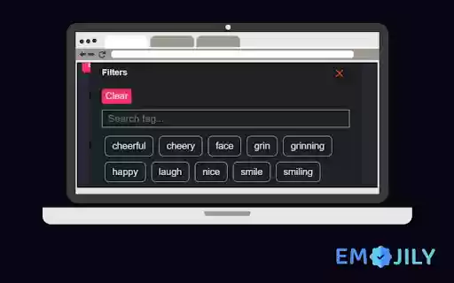 Emojily  from Chrome web store to be run with OffiDocs Chromium online