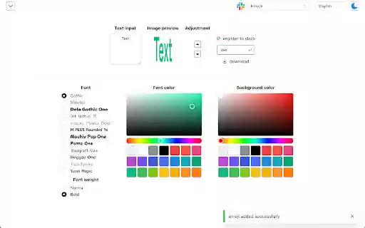 Emoojie  from Chrome web store to be run with OffiDocs Chromium online