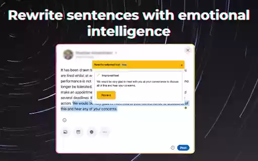 Emotionise AI Always Connect Emotionally from Chrome web store to be run with OffiDocs Chromium online Emotionise AI Always Connect Emotionally from Chrome web store to be run with OffiDocs Chromium online