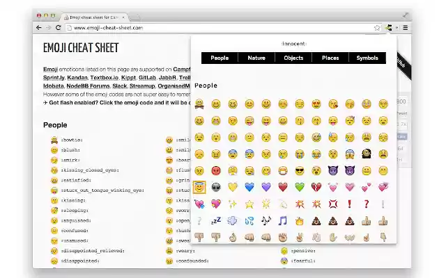 Emoty  from Chrome web store to be run with OffiDocs Chromium online