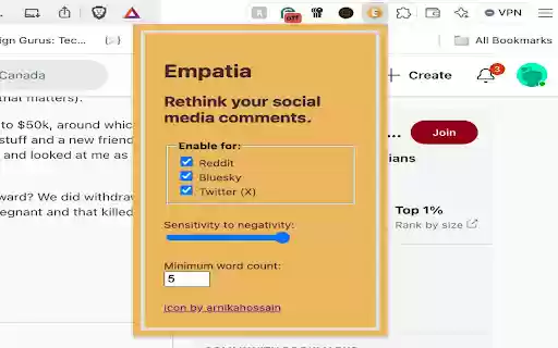 Empatia from Chrome web store to be run with OffiDocs Chromium online Empatia from Chrome web store to be run with OffiDocs Chromium online