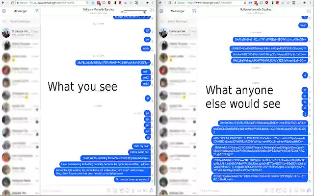 Encrypted Messenger  from Chrome web store to be run with OffiDocs Chromium online Encrypted Messenger  from Chrome web store to be run with OffiDocs Chromium online
