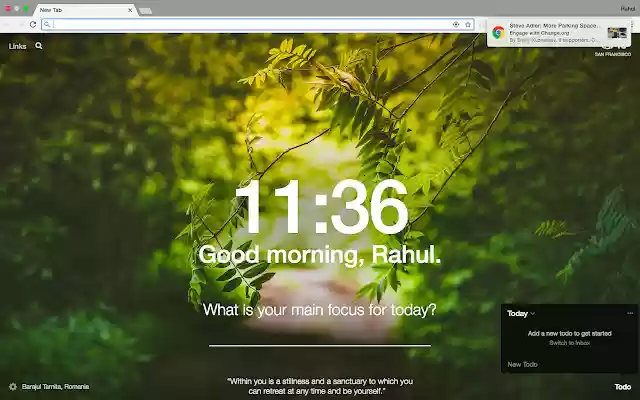 Engage with Change.org  from Chrome web store to be run with OffiDocs Chromium online