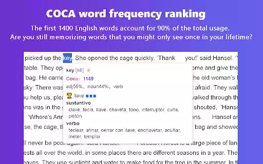 EngliDict English Learning/Select word Translation  from Chrome web store to be run with OffiDocs Chromium online