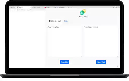 English to Hindi  from Chrome web store to be run with OffiDocs Chromium online