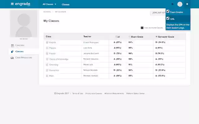 Engrade Enhancement Suite  from Chrome web store to be run with OffiDocs Chromium online