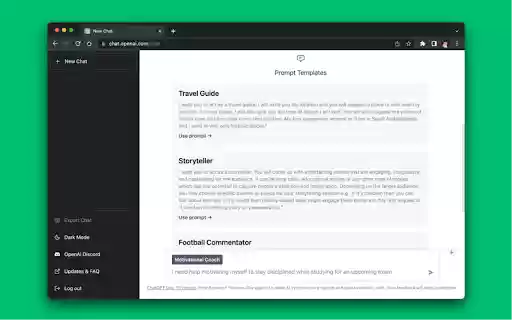 Enhanced ChatGPT  from Chrome web store to be run with OffiDocs Chromium online