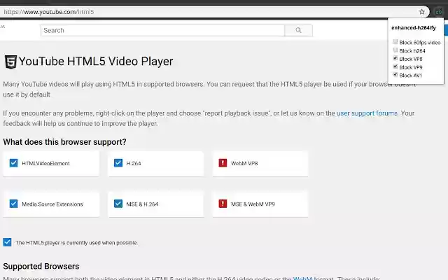enhanced h264ify from Chrome web store to be run with OffiDocs Chromium online enhanced h264ify from Chrome web store to be run with OffiDocs Chromium online