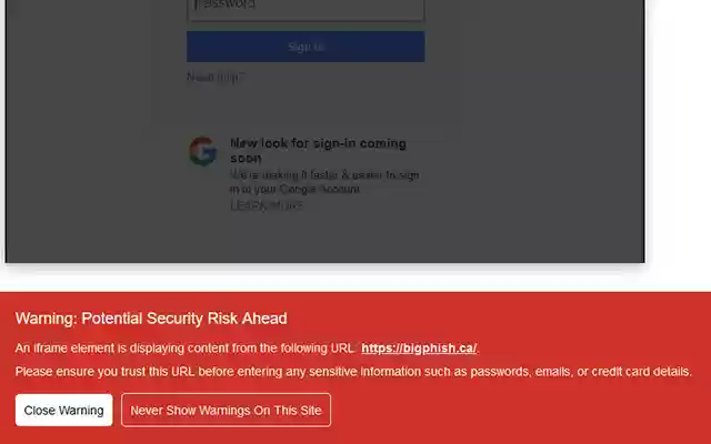 Enhanced iFrame Protection  from Chrome web store to be run with OffiDocs Chromium online
