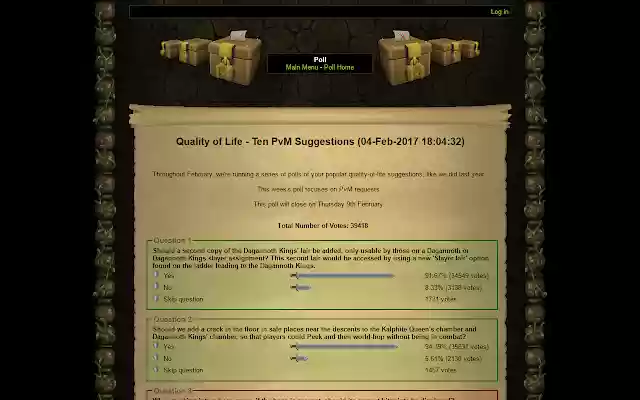 Enhanced Old School RuneScape Poll Results  from Chrome web store to be run with OffiDocs Chromium online