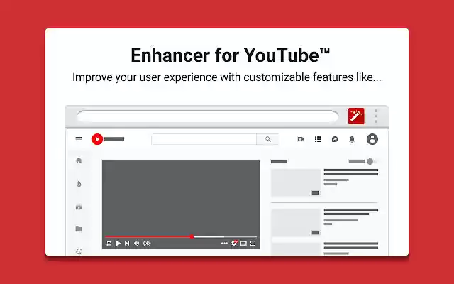 Enhancer for YouTube™ from Chrome web store to be run with OffiDocs Chromium online Enhancer for YouTube™ from Chrome web store to be run with OffiDocs Chromium online