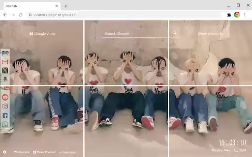 ENHYPEN Current Wallpapers New Tab by Gameograf  from Chrome web store to be run with OffiDocs Chromium online