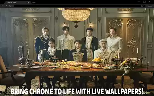 ENHYPEN Food Feast Live Wallpaper  from Chrome web store to be run with OffiDocs Chromium online