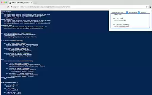 Enlighten  from Chrome web store to be run with OffiDocs Chromium online