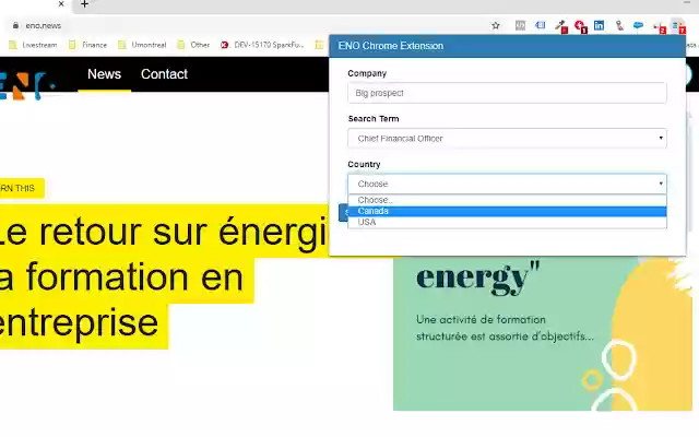 ENO browser extension  from Chrome web store to be run with OffiDocs Chromium online