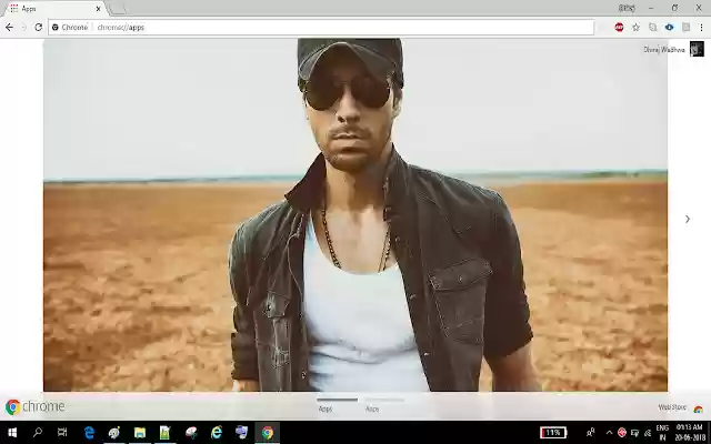 Enrique Iglesias Theme  from Chrome web store to be run with OffiDocs Chromium online