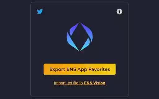 ENS App Favorites Exporting Tool from Chrome web store to be run with OffiDocs Chromium online ENS App Favorites Exporting Tool from Chrome web store to be run with OffiDocs Chromium online