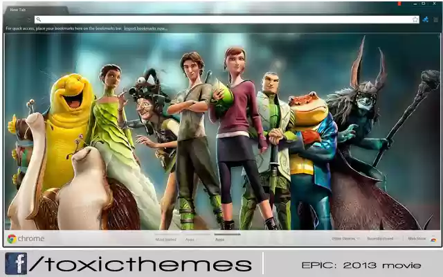 Epic 2013 movie by toxic  from Chrome web store to be run with OffiDocs Chromium online