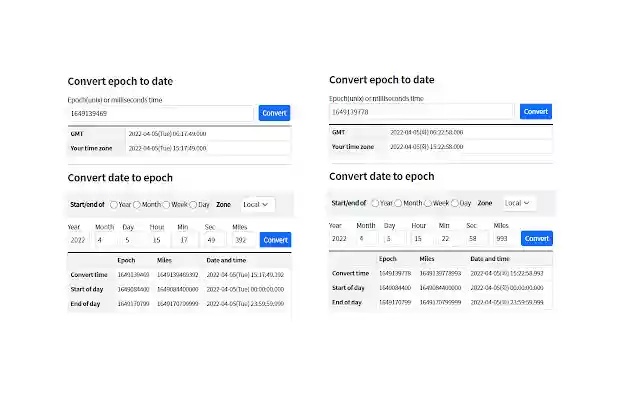 مبدل زمان دوره از فروشگاه وب Chrome برای اجرا با OffiDocs Chromium به صورت آنلاین