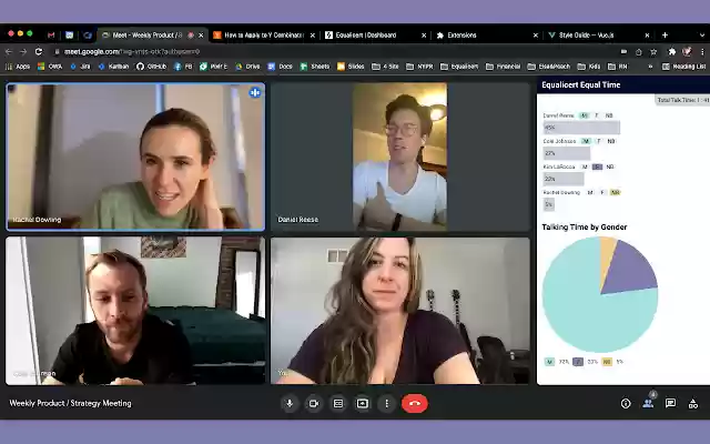Equal Time for Google Meet  from Chrome web store to be run with OffiDocs Chromium online