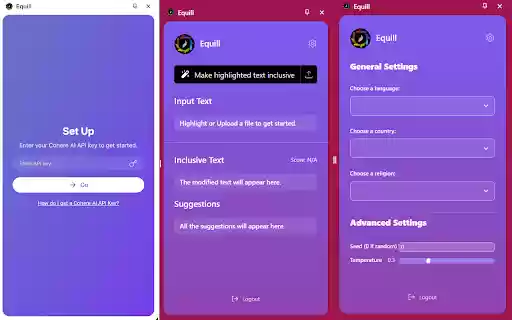 Equill  from Chrome web store to be run with OffiDocs Chromium online