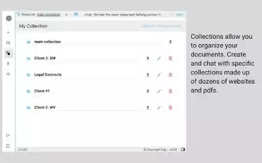 Ergo Chat  from Chrome web store to be run with OffiDocs Chromium online