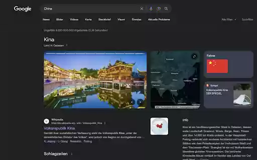 Es heißt Kina und nicht China!!!  from Chrome web store to be run with OffiDocs Chromium online