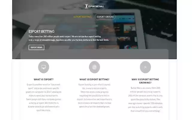 esportbet4all  from Chrome web store to be run with OffiDocs Chromium online