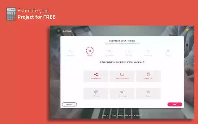 Estimate My Project  from Chrome web store to be run with OffiDocs Chromium online