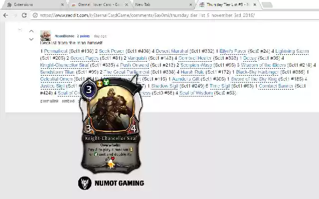 Eternal Hover Card  from Chrome web store to be run with OffiDocs Chromium online