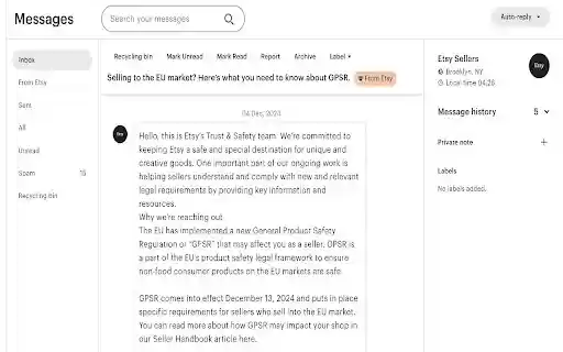 Etsy Convo Saver  from Chrome web store to be run with OffiDocs Chromium online