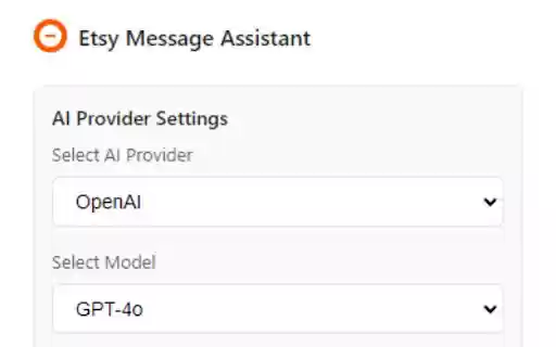 Etsy Seller Message Assistant  from Chrome web store to be run with OffiDocs Chromium online