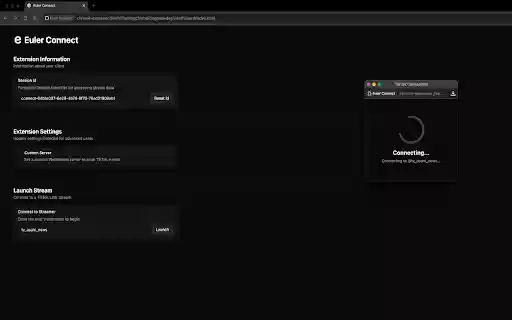 Euler Connect  from Chrome web store to be run with OffiDocs Chromium online