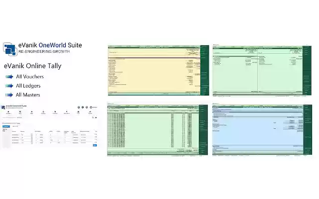 eVanik Online GST Tally  from Chrome web store to be run with OffiDocs Chromium online