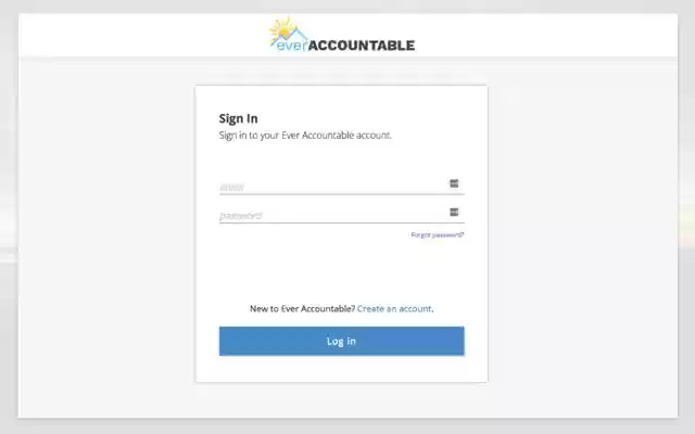 Ever Accountable For Chrome  from Chrome web store to be run with OffiDocs Chromium online