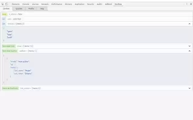 Everbug  from Chrome web store to be run with OffiDocs Chromium online