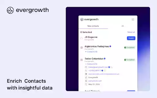 Evergrowth Chrome Extension  from Chrome web store to be run with OffiDocs Chromium online