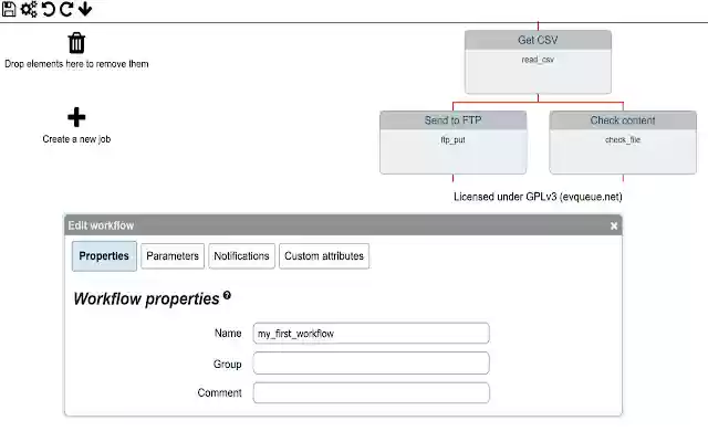 evQueue from Chrome web store to be run with OffiDocs Chromium online evQueue from Chrome web store to be run with OffiDocs Chromium online
