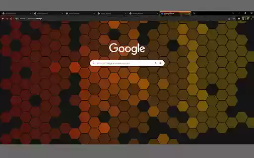 Exagon Warm Colors on Your Tabs  from Chrome web store to be run with OffiDocs Chromium online