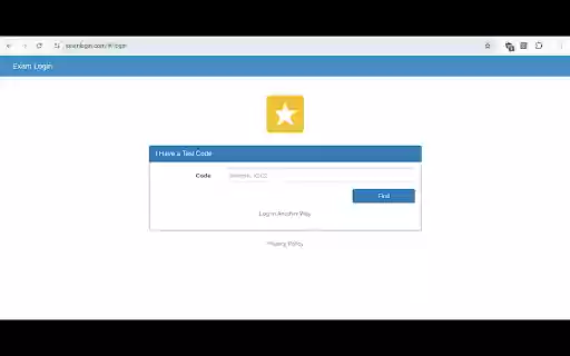 ExamLogin Secure Test Unlocker  from Chrome web store to be run with OffiDocs Chromium online