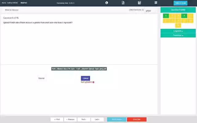 Examonline : Screen Sharing  from Chrome web store to be run with OffiDocs Chromium online