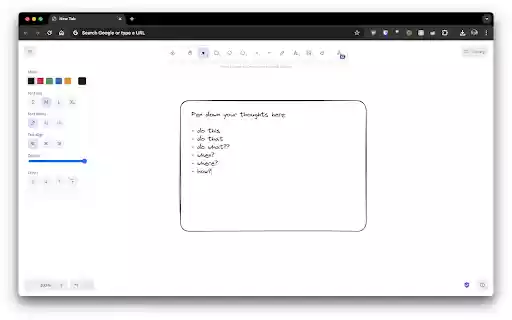 Excalidraw in New Tab from Chrome web store to be run with OffiDocs Chromium online Excalidraw in New Tab from Chrome web store to be run with OffiDocs Chromium online