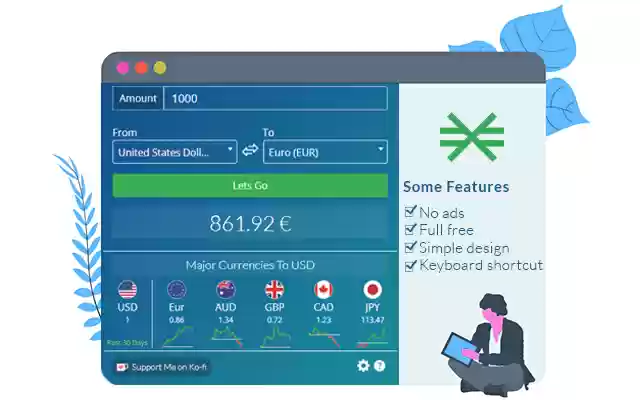 Exchangely  from Chrome web store to be run with OffiDocs Chromium online